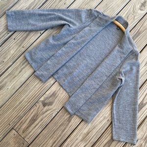 EILEEN FISHER Wool Long Sleeve Open Front Cardigan